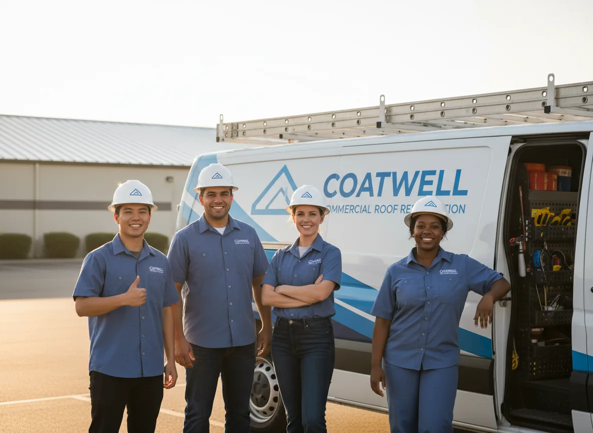 Commercial roof coating company in Holcombe, WI